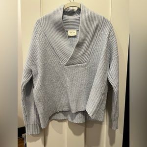 Wrap London light blue sweater